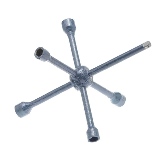 Melco 6WC/P/3 6-way car wheel brace with 1/2 inch square drive