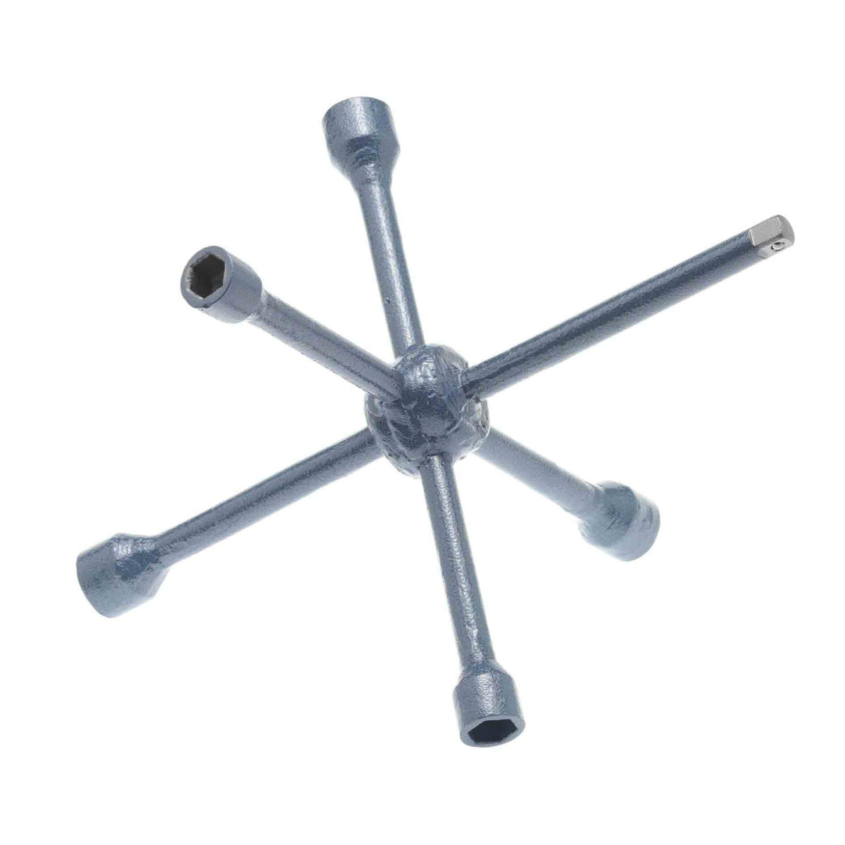 Melco 6WC/P/3 6-way car wheel brace with 1/2 inch square drive