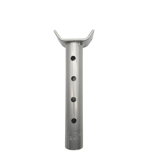 Melco A crutch replacement head for axle stands — splayed profile takes a flat subframe or round axle, made in Sheffield