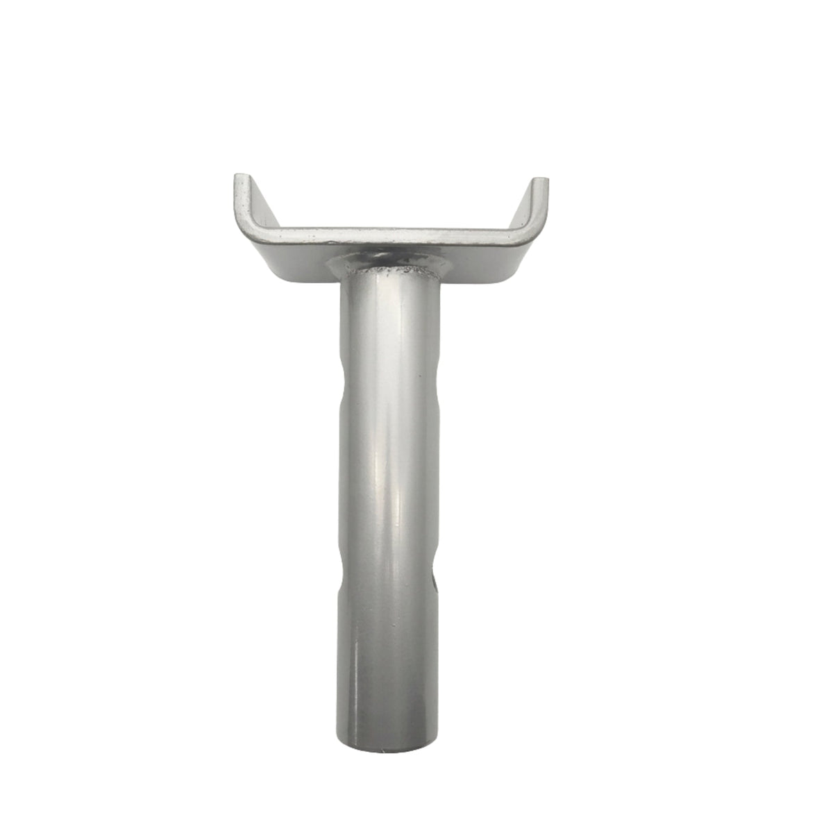 Melco flat top crutch replacement head for commercial axle stands — broad flat seat for heavy subframes, made in Sheffield